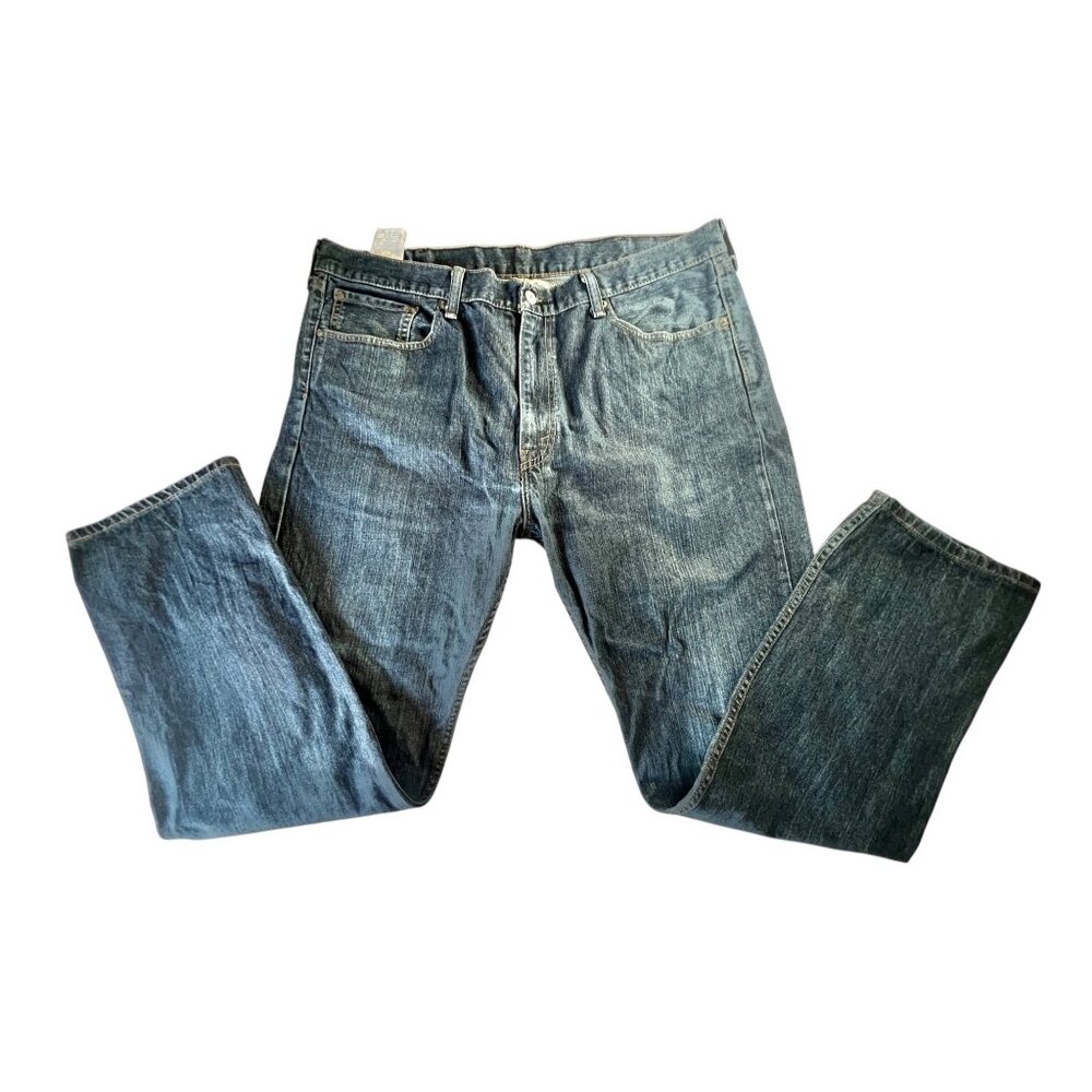 Levis 505 Mens Jeans 40x32 Straight Leg Denim Made In Mexico